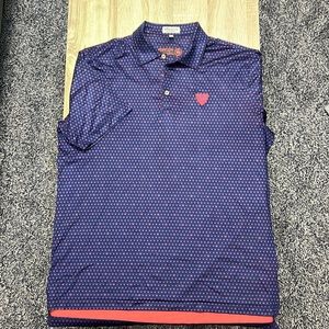 Peter Millar Summer Comfort Print Polo - LARGE